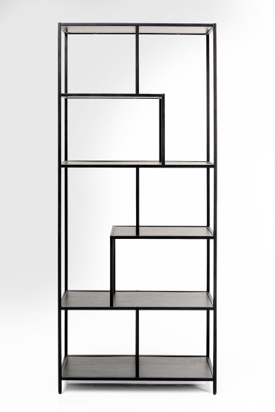 Regal Loftie Schwarz 77x185cm