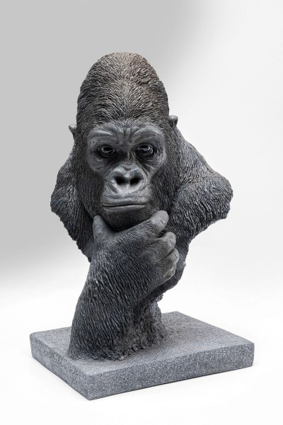 Deko Objekt Thinking Gorilla Head 49cm