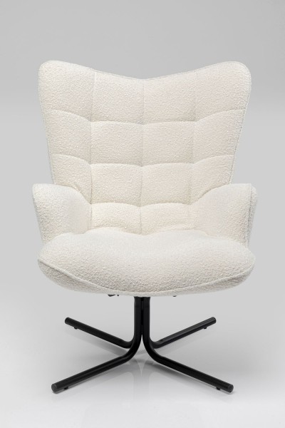 Drehsessel Oscar Boucle Creme