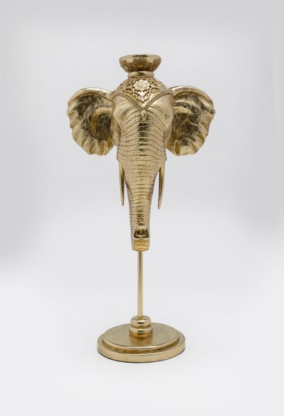 Kerzenständer Elephant Head Gold 49cm