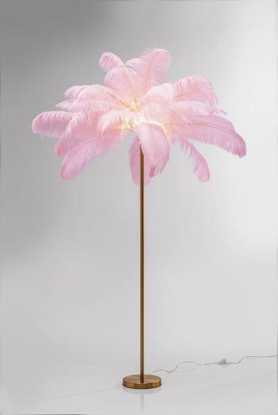 Stehleuchte Feather Palm Pink 16