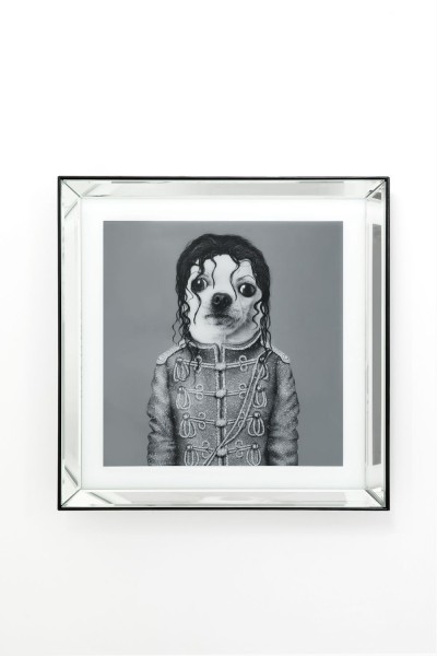 Bild Frame Mirror King Dog 60x60cm