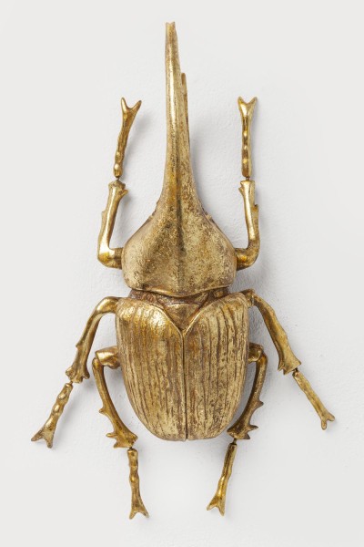 Wandschmuck Herkules Beetle Gold