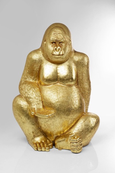 Deko Figur Gorilla Gold XL 180cm