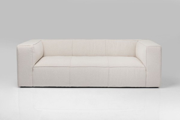 Sofa Cubetto 3-Sitzer Creme 220cm AUSSTELLUNGSSTÜCK