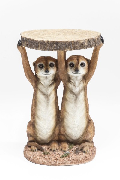 Beistelltisch Animal Meerkat Sisters Ø