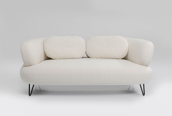 Sofa Peppo 2-Sitzer Weiß 182cm