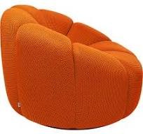 Drehsessel Peppo Lounge Orange