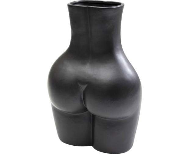 Vase Donna Schwarz 40cm