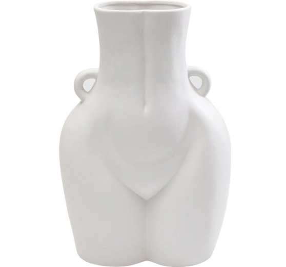 Vase Donna Weiß 40cm