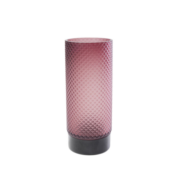 Vase Barfly Pink Matt 25cm