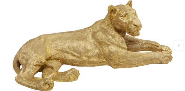 Deko Figur Lion Gold 80cm