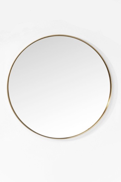 Spiegel Curve Round Brass Ø100cm