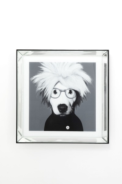 Bild Frame Mirror Artist Dog 60x60