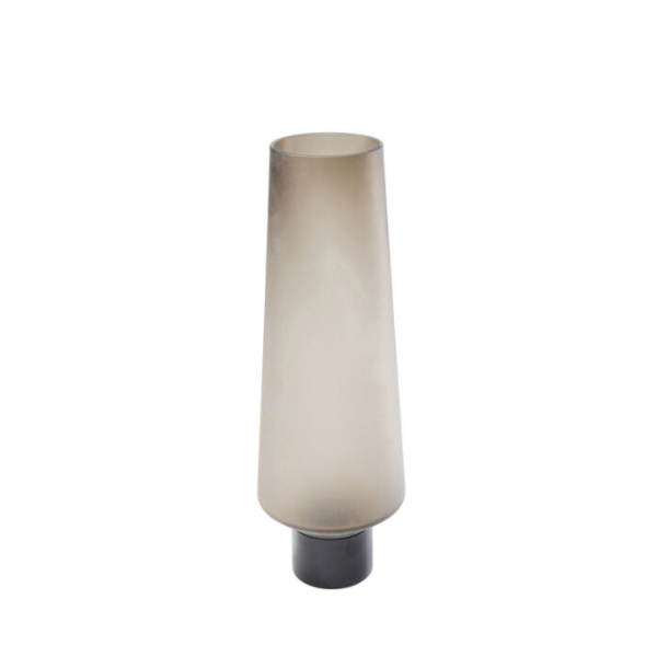 Vase Noble Ring Braun Matt 40cm