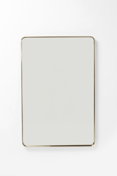 Spiegel Curve Rectangular Brass 80x120