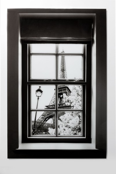 Glasbild Eiffel Tower View 100x100cm